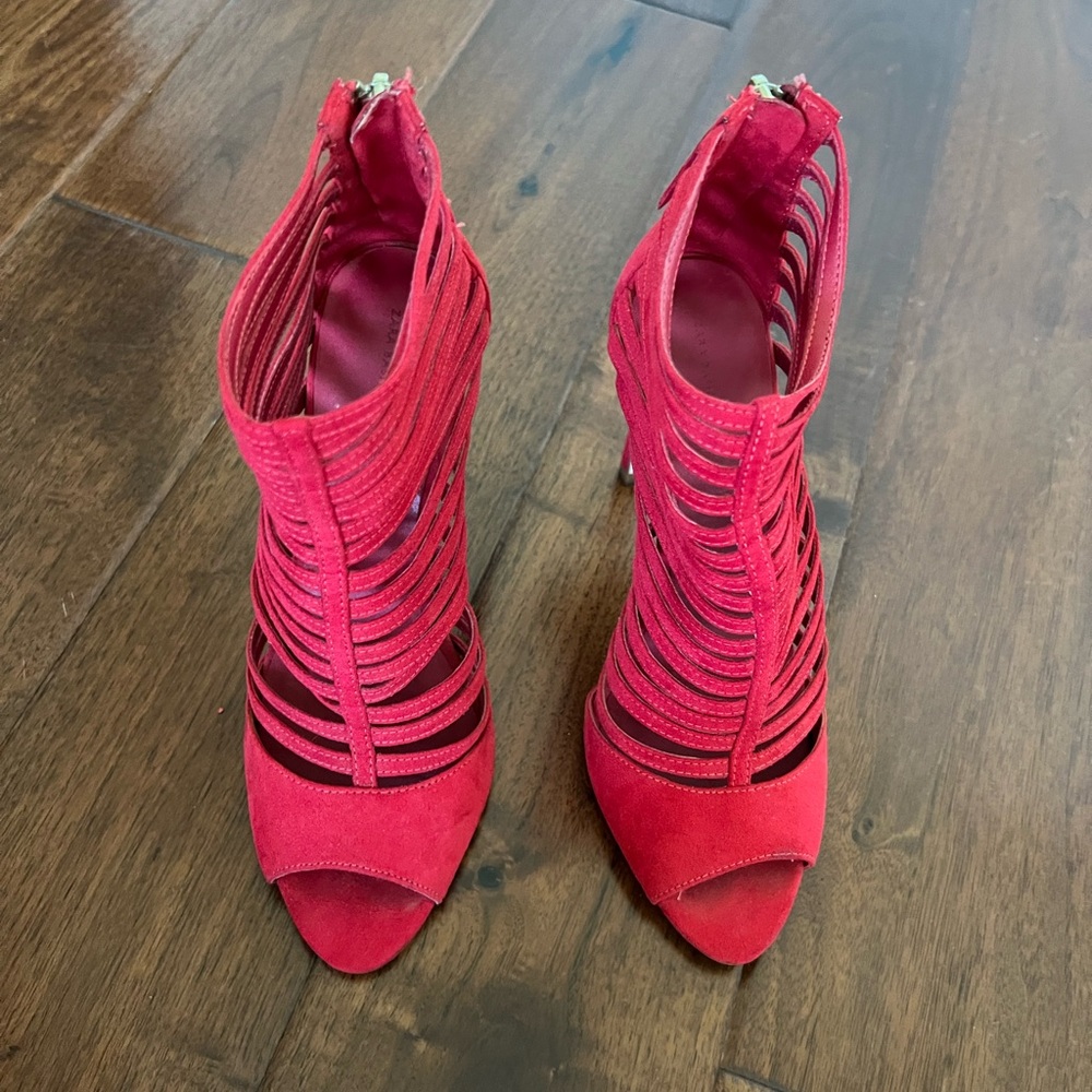 Zara Woman Red Shoes